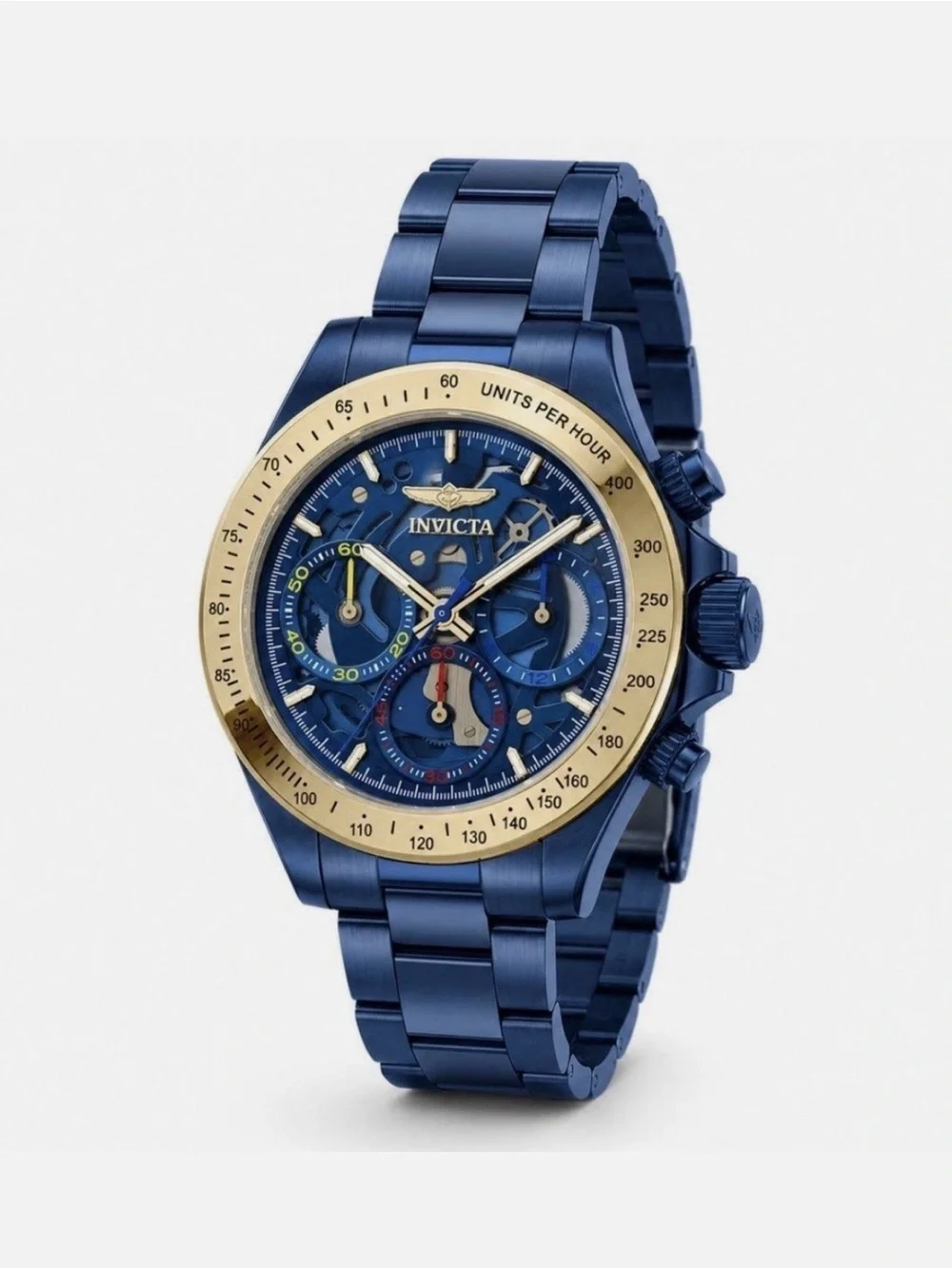 Invicta Speedway “Blue Label” Exoprix Men's Watch - 39.5mm, Blue (51032)